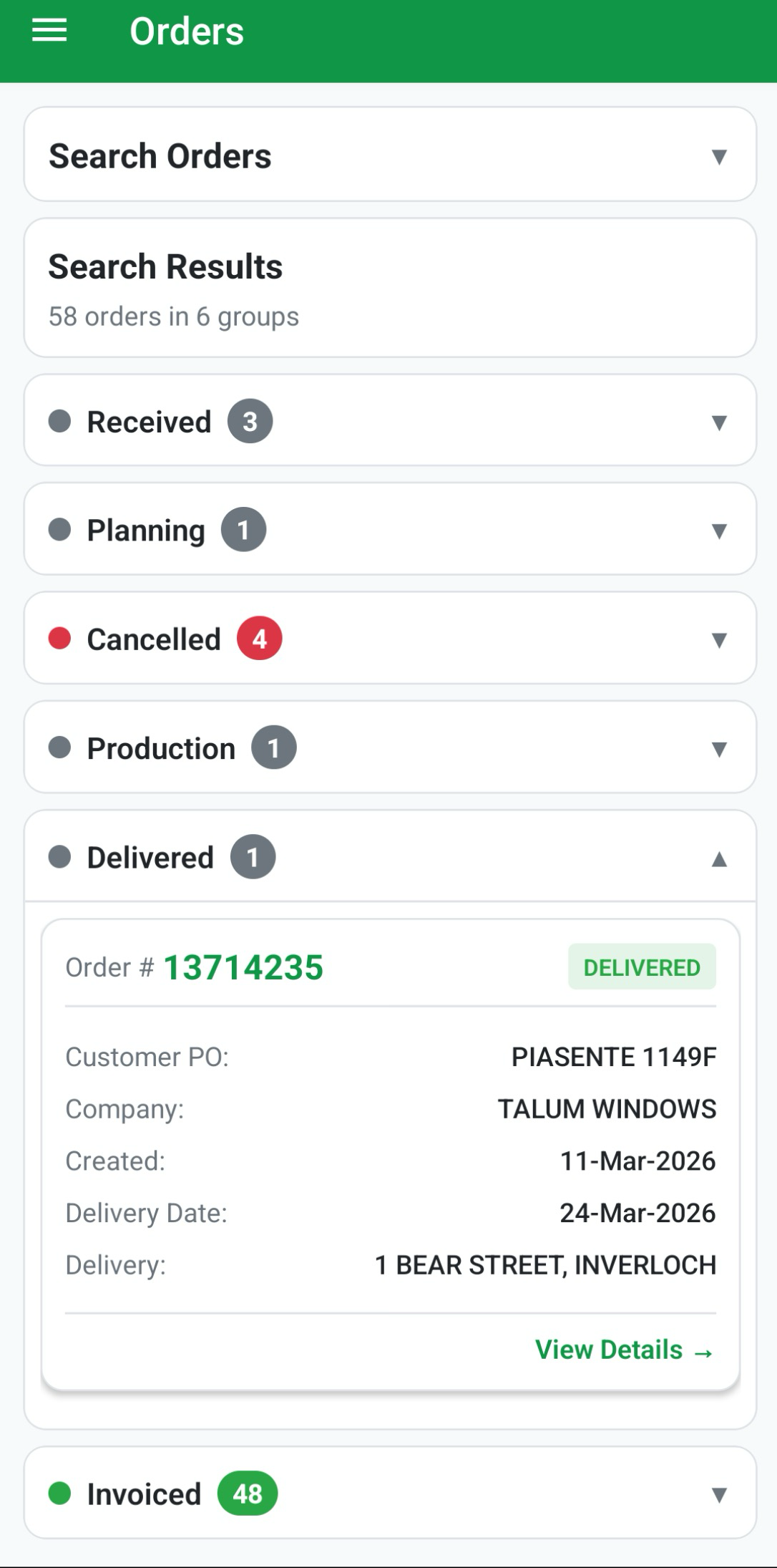 Mobile Order Management & Tracking screenshot 4
